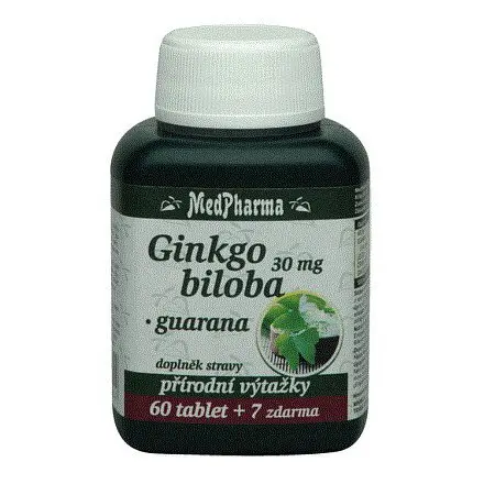 MedPharma Ginkgo biloba 30 mg Guarana 67 tablet