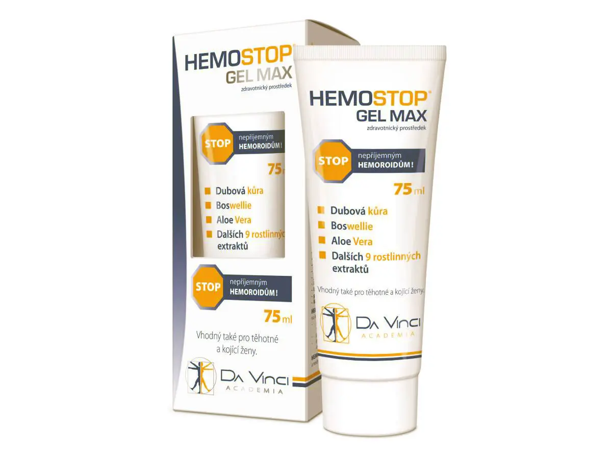 HemoStop Gel Max Da Vinci Academia, 75 ml