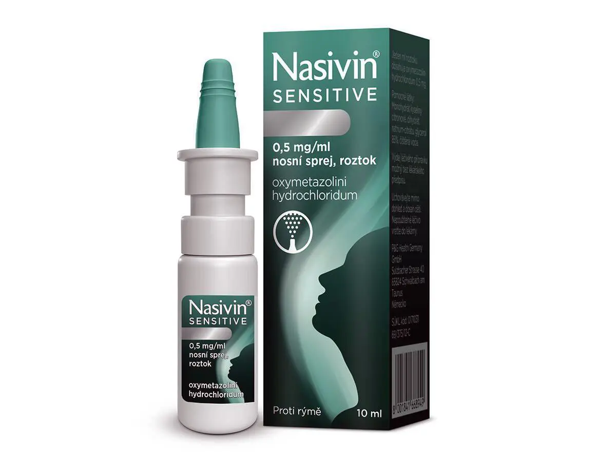 Nasivin Sensitive 0,05% 0,5 mg/ml nas.spr.sol. 1 x 10 ml