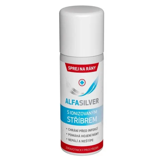 Alfasilver na ošetření ran sprej 125 ml