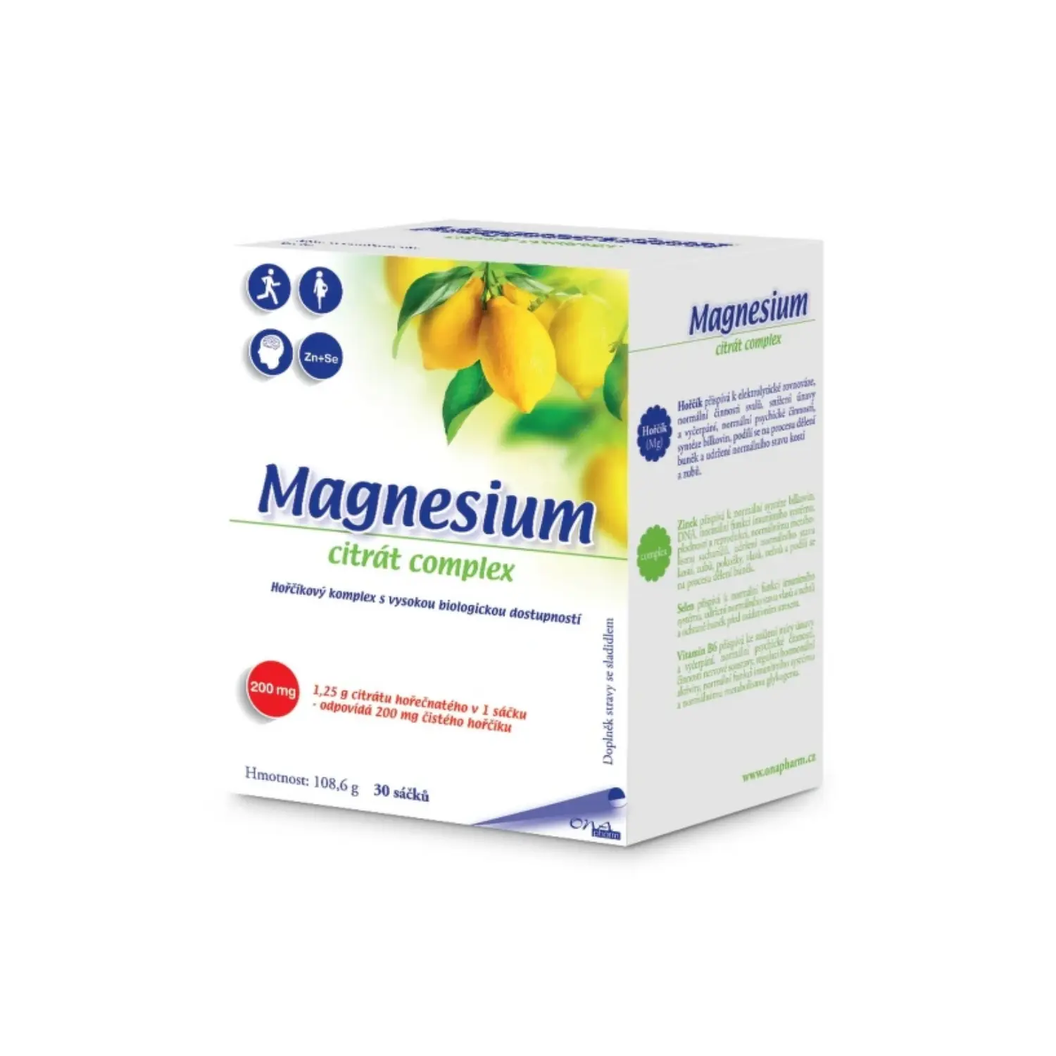 Magnesium citrát complex 30 sáčků