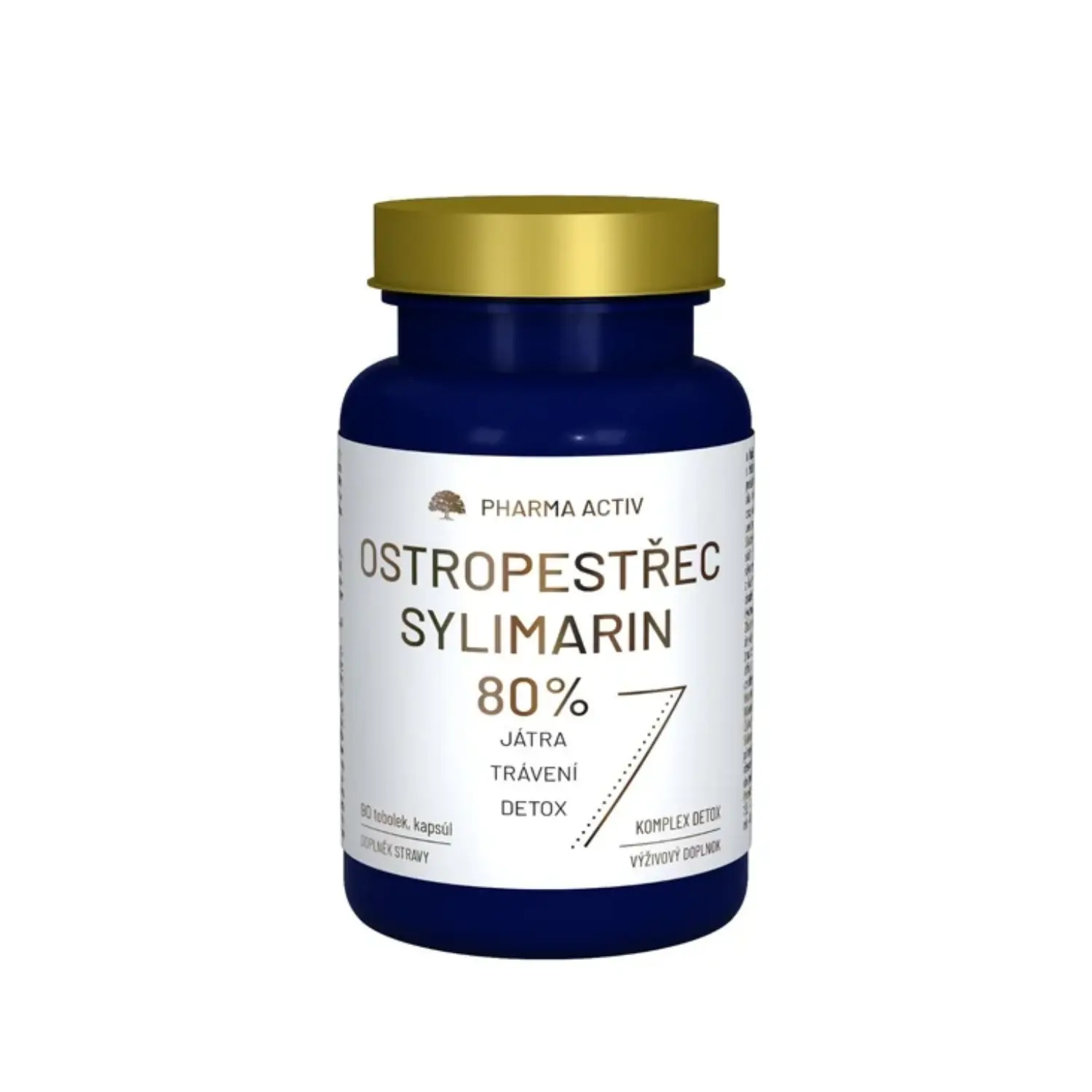 Pharma Activ Ostropestřec Sylimarin 80% 90 tobolek