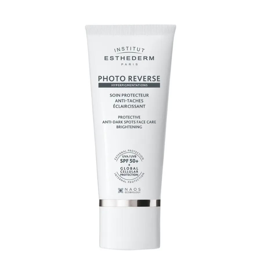 Institut Esthederm Photo Reverse Ochranný rozjasňující krém proti pigmentovým skvrnám SPF 50+ 50 ml