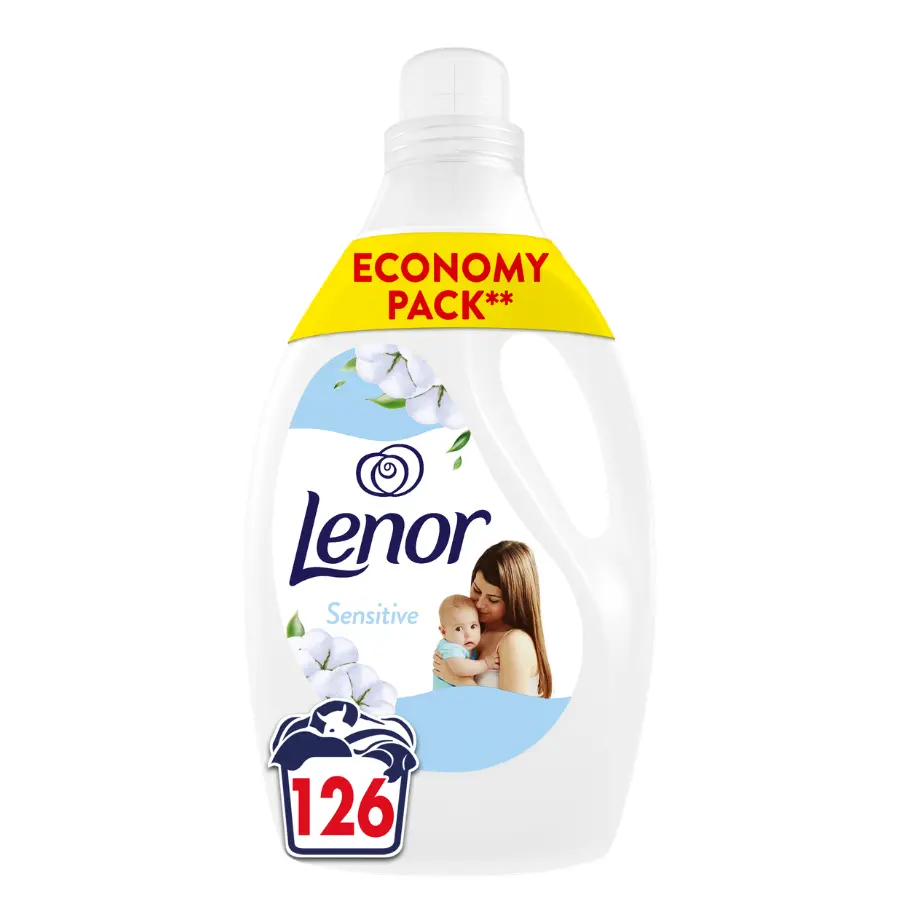 Lenor Sensitive aviváž 2650 ml (126 praní)