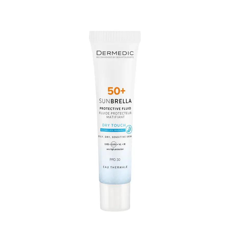 Dermedic Sunbrella Zmatňující ochranný fluid SPF 50+ 40 ml