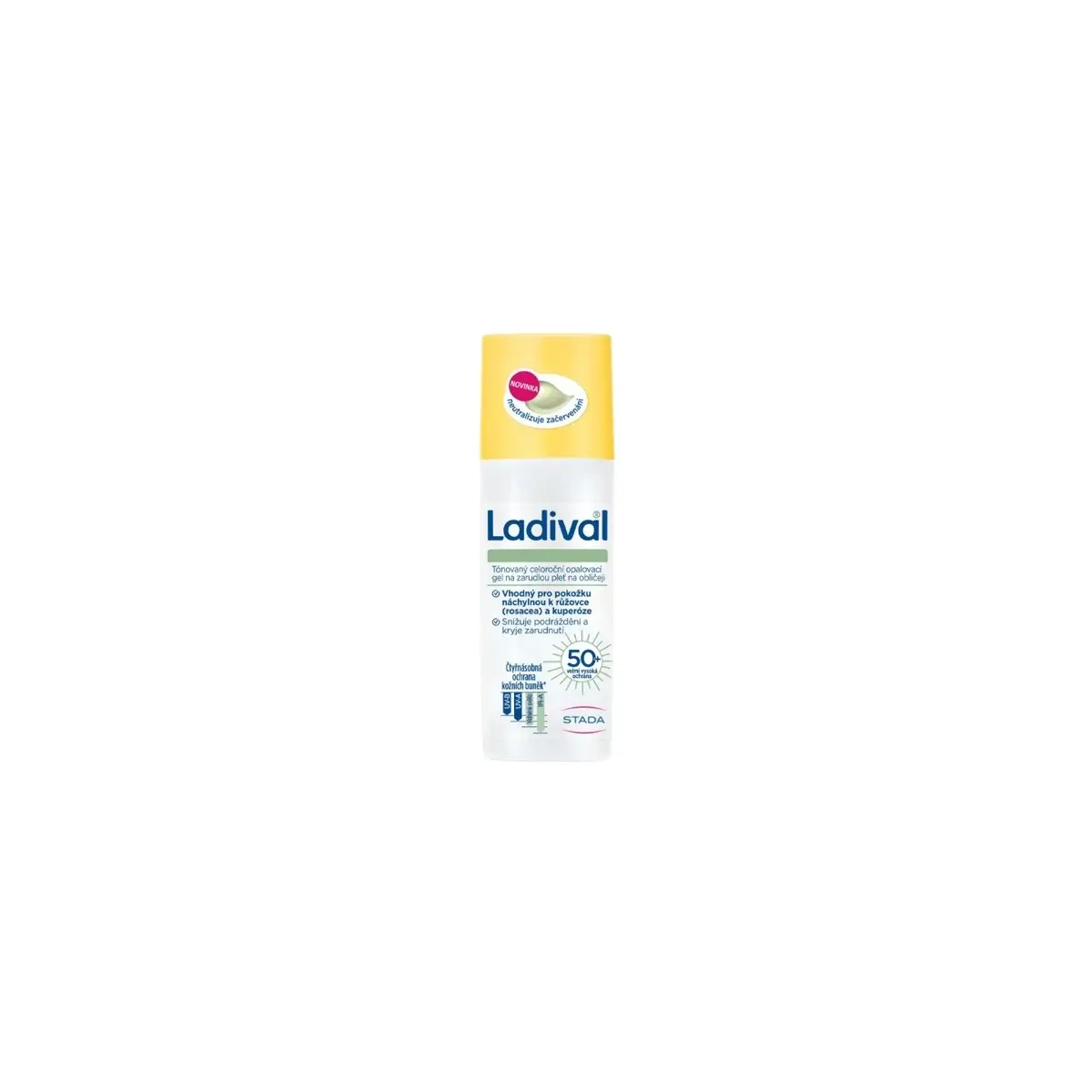 Ladival opalovací gel zarudlá pleť a obličej OF50+ 50ml