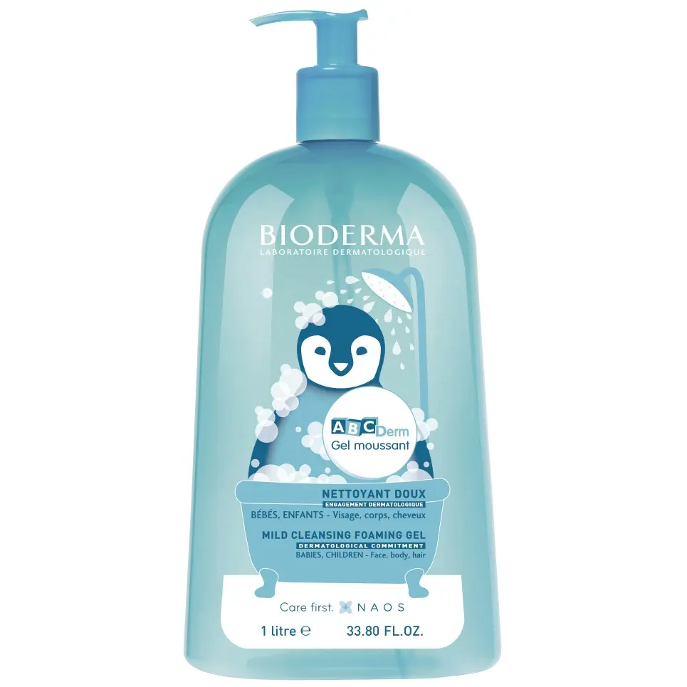 BIODERMA ABCDerm Gel Moussant 1000 ml