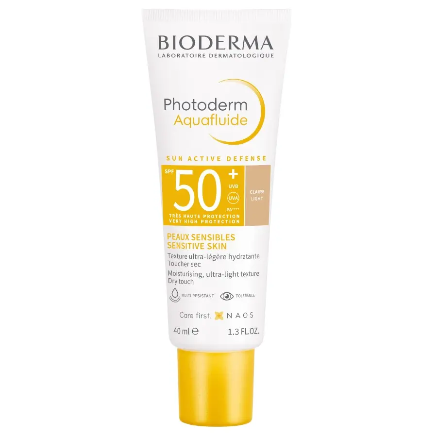 BIODERMA Photoderm Aquafluid Ochranný fluid světlý SPF 50+ 40 ml