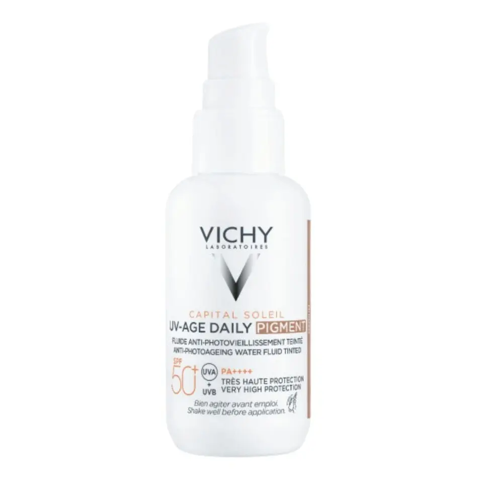 VICHY Capital Soleil UV-AGE Daily SPF50+ tónovaný fluid MEDIUM 40ml