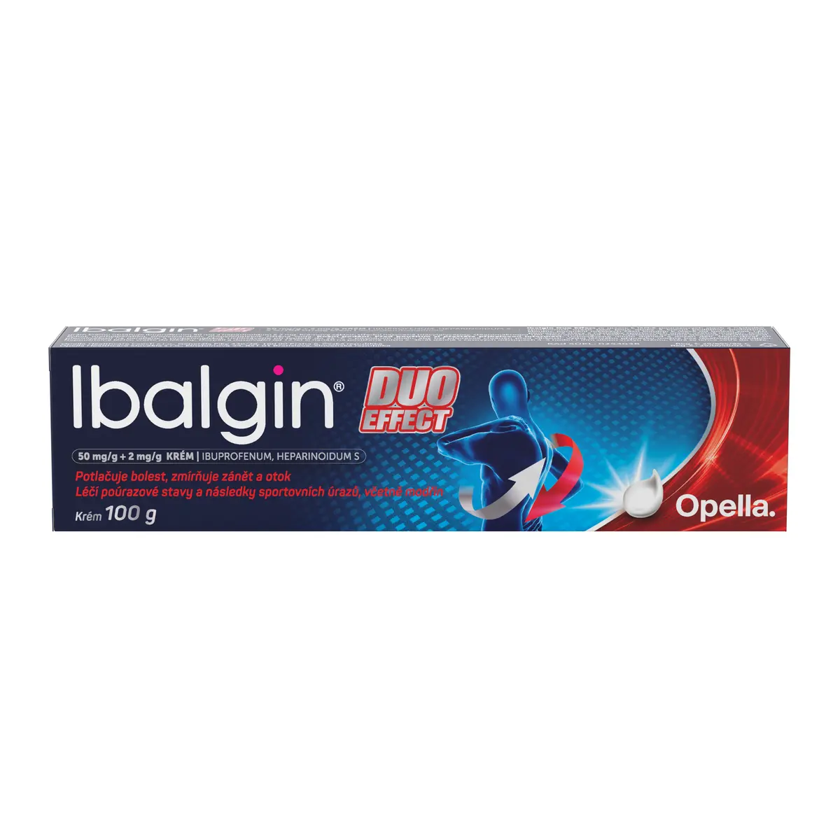 IBALGIN DUO EFFECT DRM 50MG/G+2MG/G CRM 100G