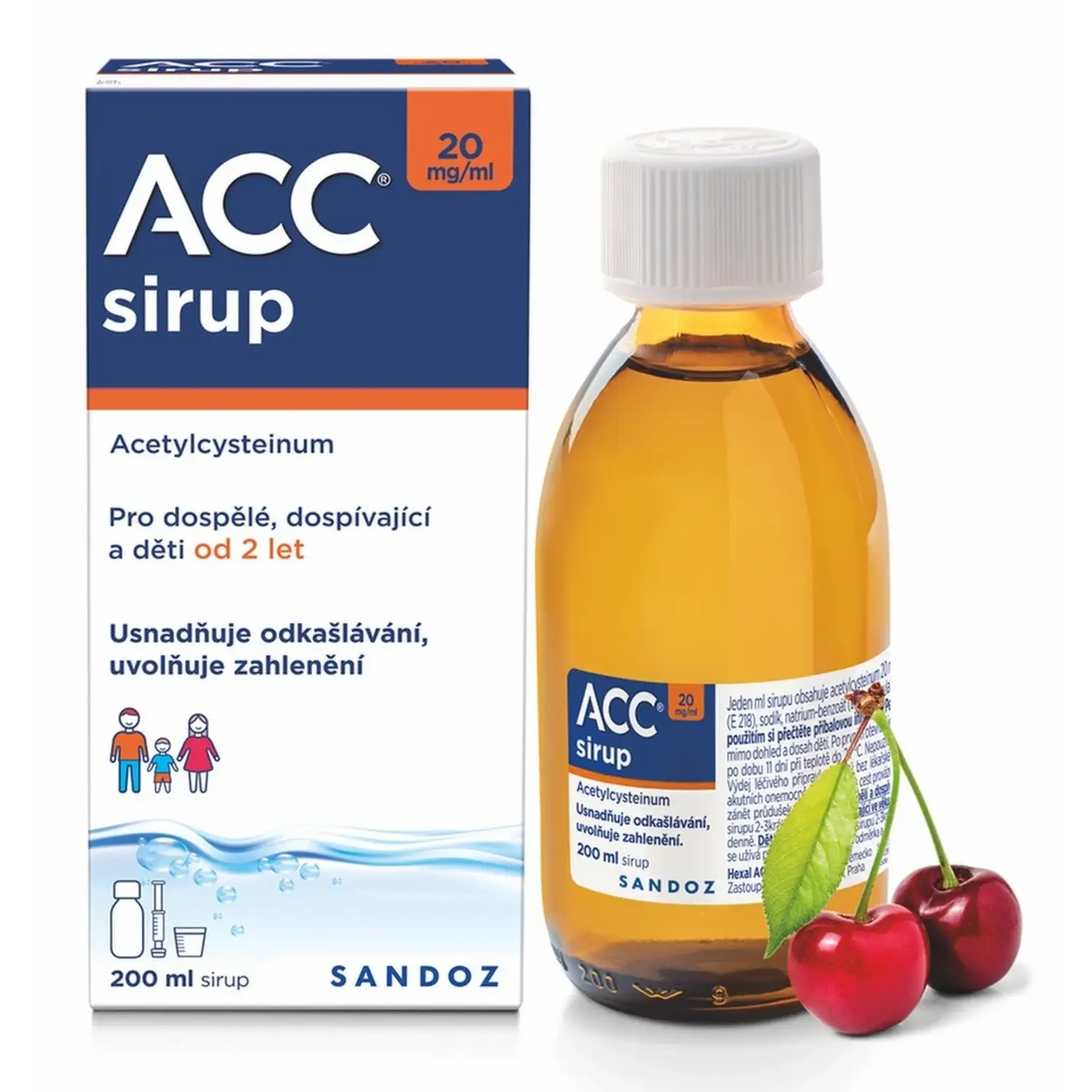 ACC 20 mg sirup 200 ml