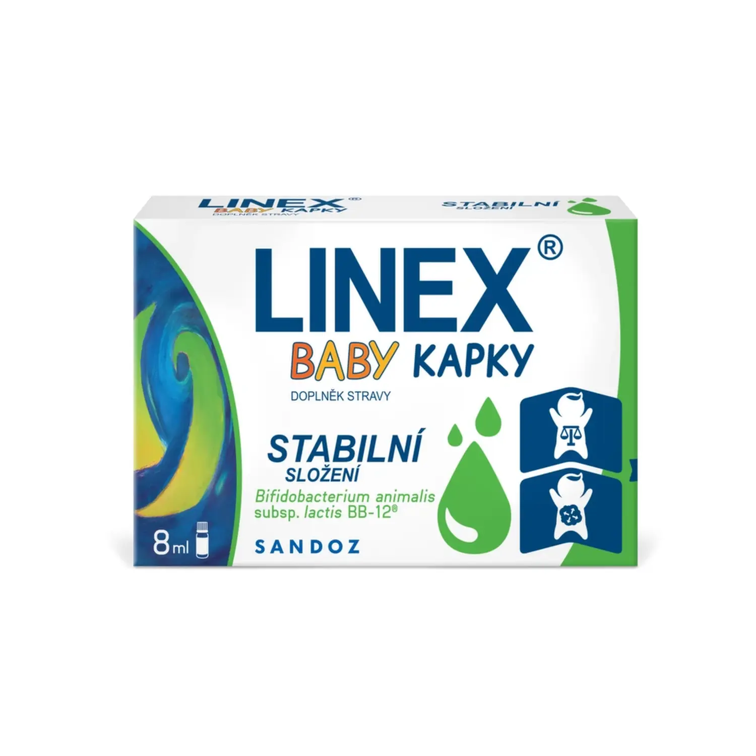 Linex Baby kapky stabilní složení 8ml