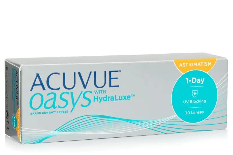 Johnson & Johnson Acuvue Oasys 1-Day with HydraLuxe for Astigmatism (30 čoček)