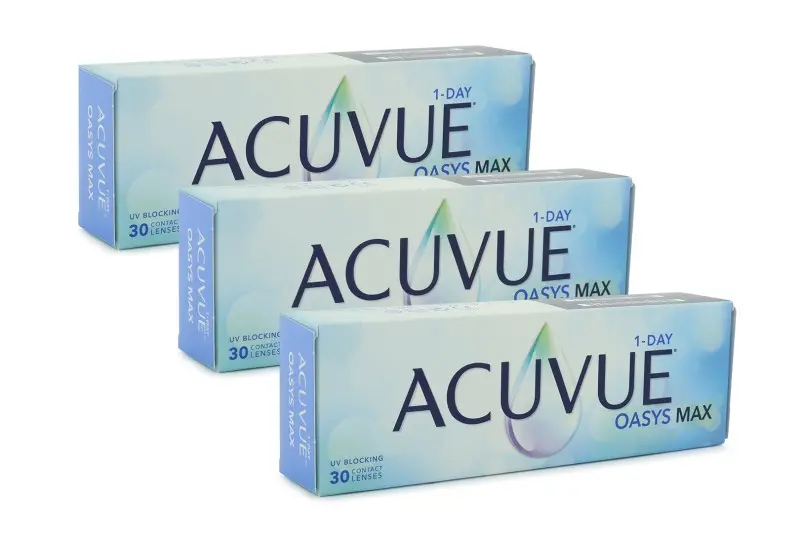 Johnson & Johnson Acuvue Oasys Max 1-Day (90 čoček)