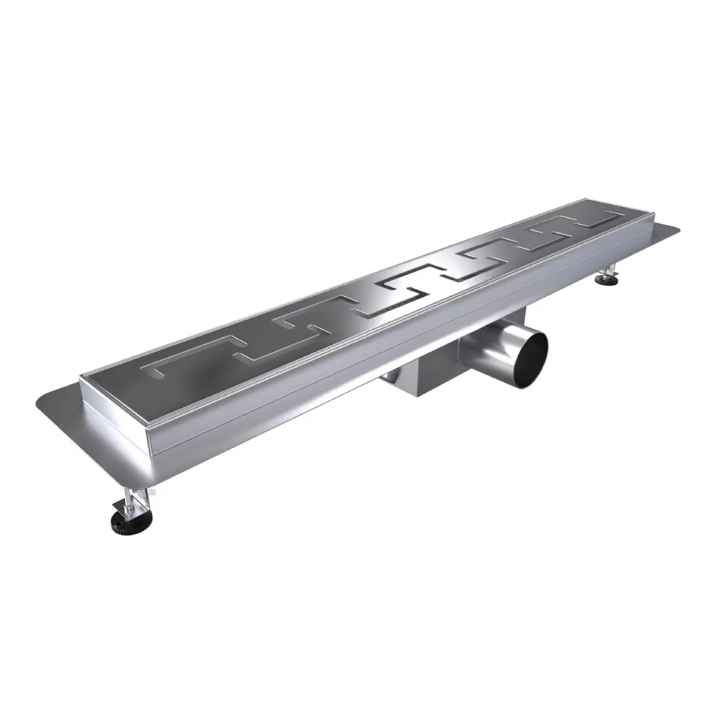 WellMall G-DRAINWELL 50 Chrom Odtokový podlahový žlab, řecko 8595703838620