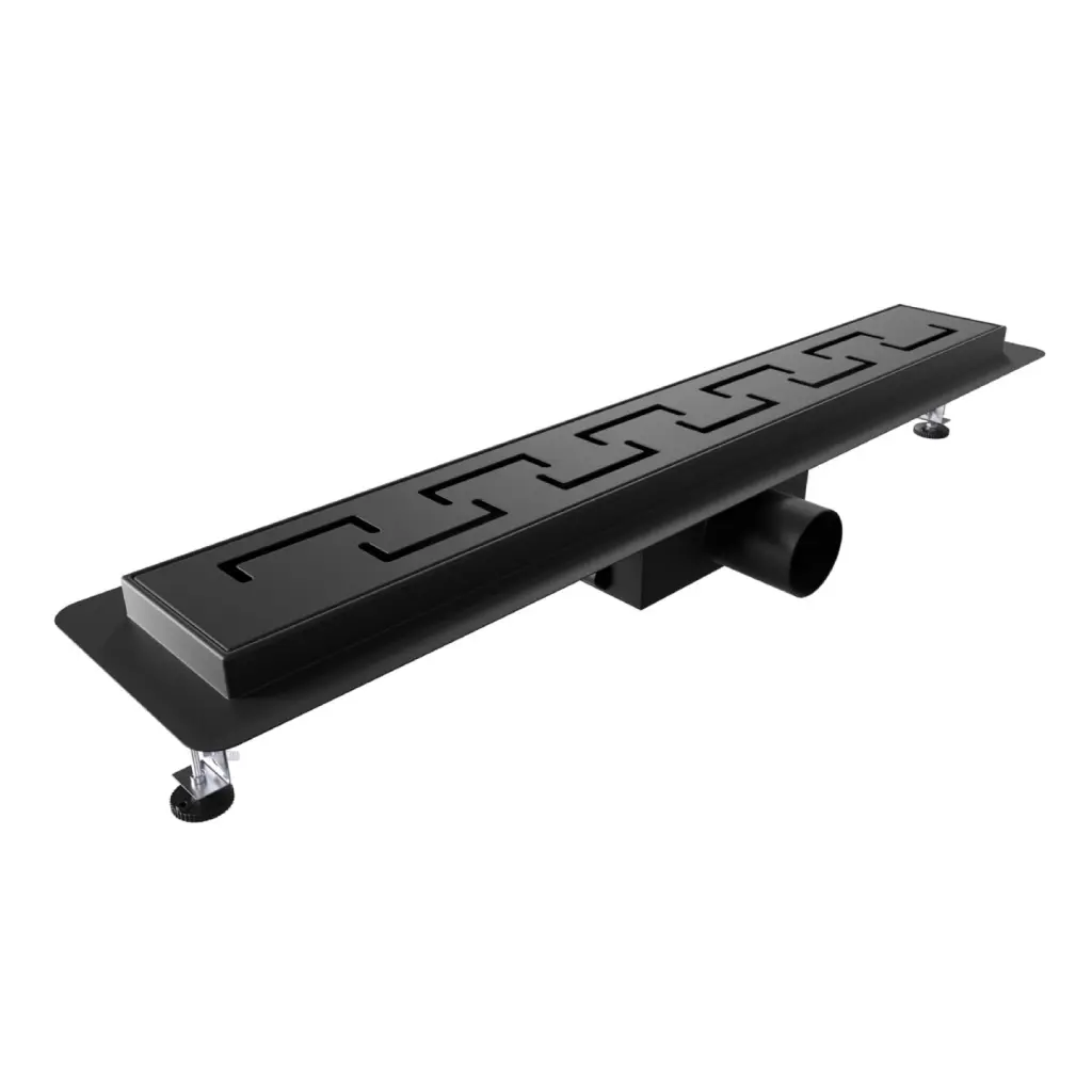 WellMall G-DRAINWELL 60 Black Odtokový podlahový žlab, řecko 8595703840432