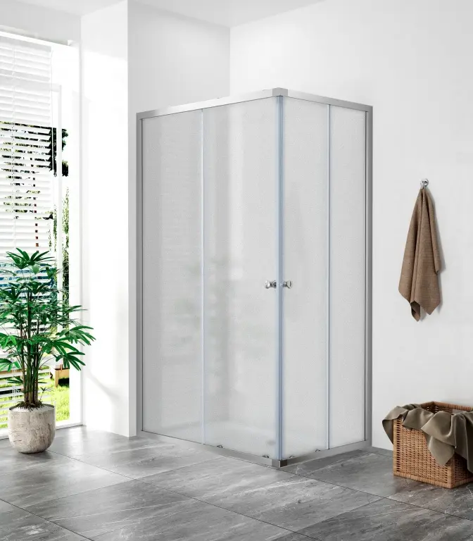 WellMall POINT 100x70 Grape Obdélníková sprchová zástěna 8595703850899