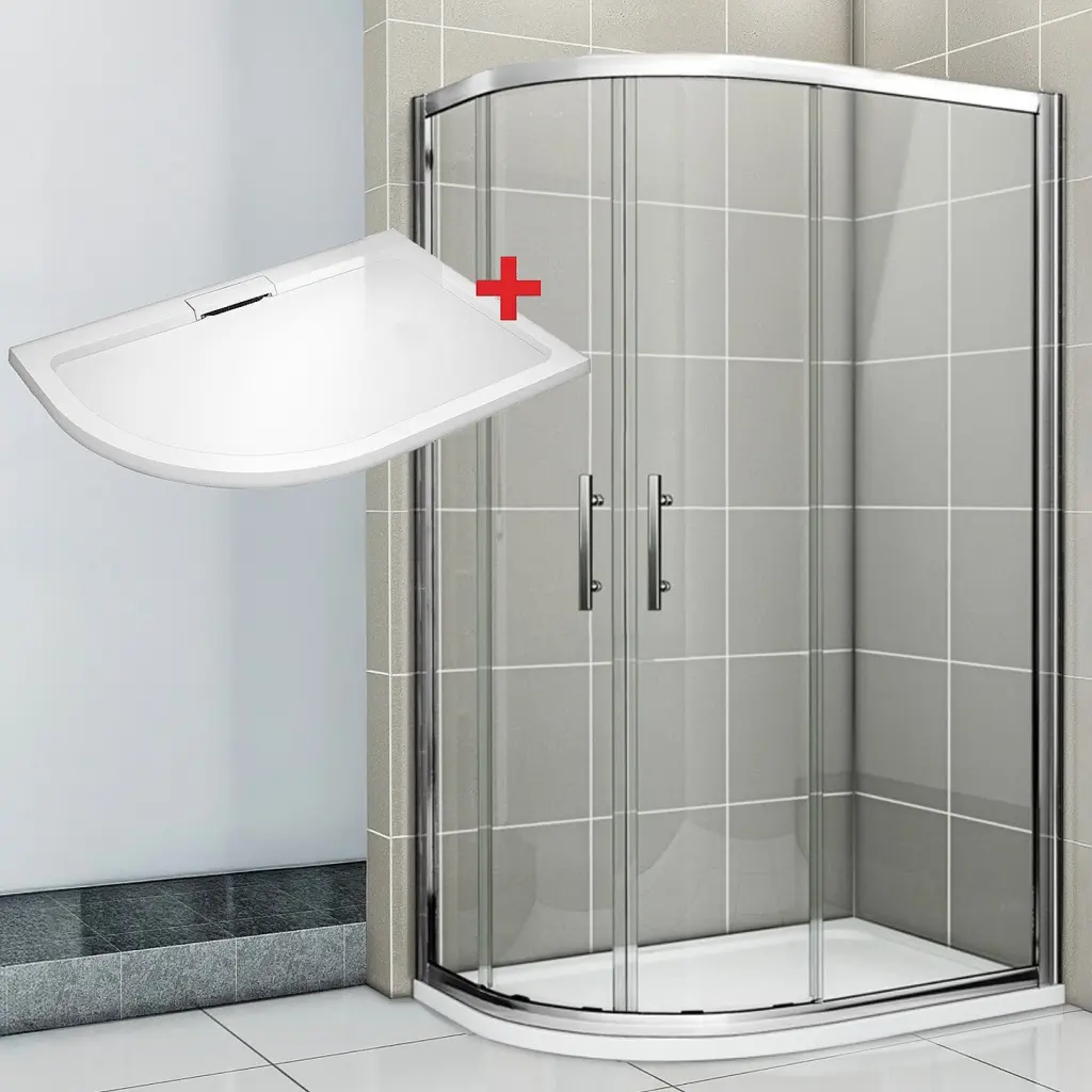 WellMall NATALI HARD 120x90 Clear Pravý Sprchový kout asymetrický 8595703824111