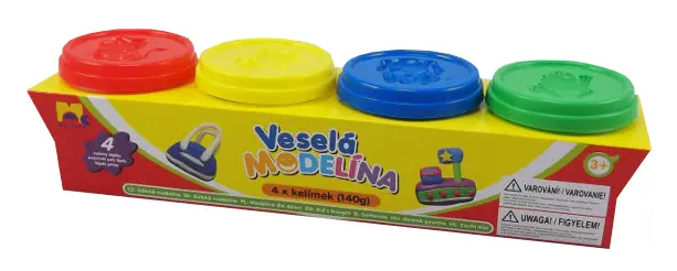 MODELO Modelína 4x 140g různé barvy