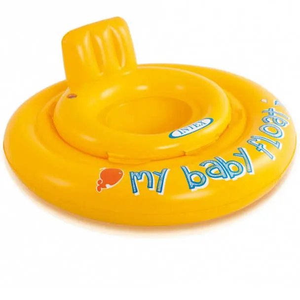 Intex Nafukovací plavátko žluté, kulaté, 70 cm