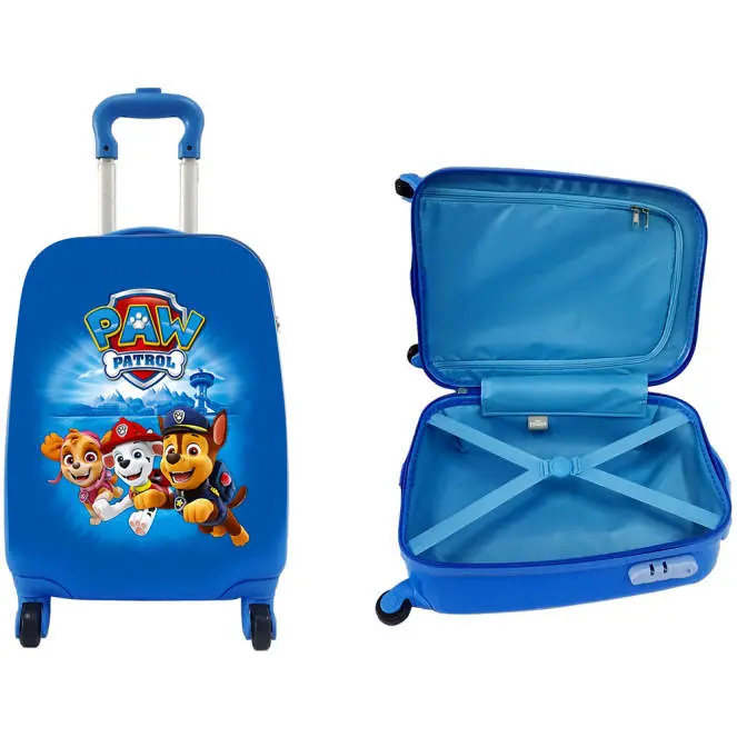 Dětský cestovní kufr Paw Patrol | Barevný kufřík na kolečkách s motivem Tlapkové patroly