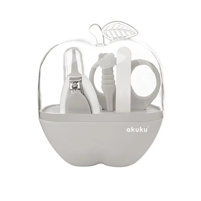 Akuku Dětská sada na manikúru Apple šedá