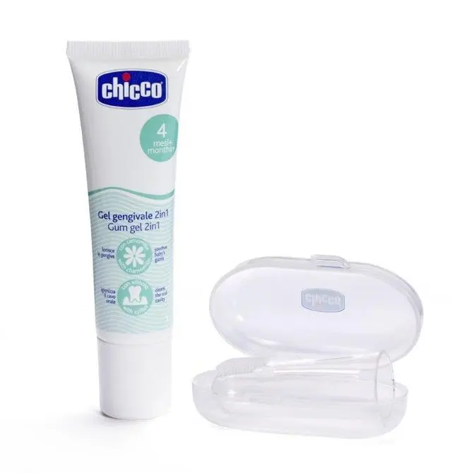 Chicco Sada péče o zuby pro miminka 4m+