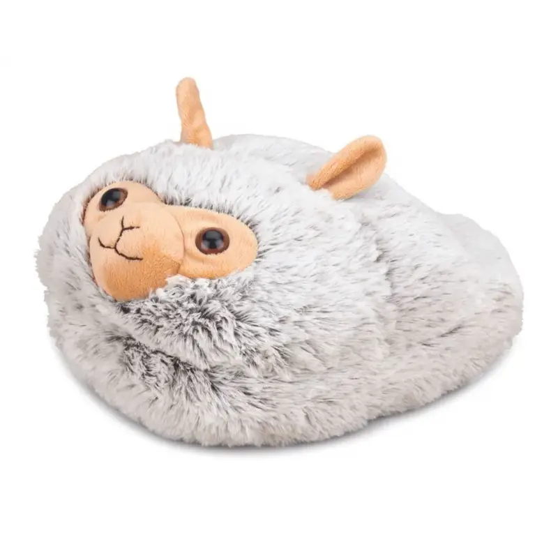Cozy Noxxiez hřejivý plyšový pantofel - Alpaka
