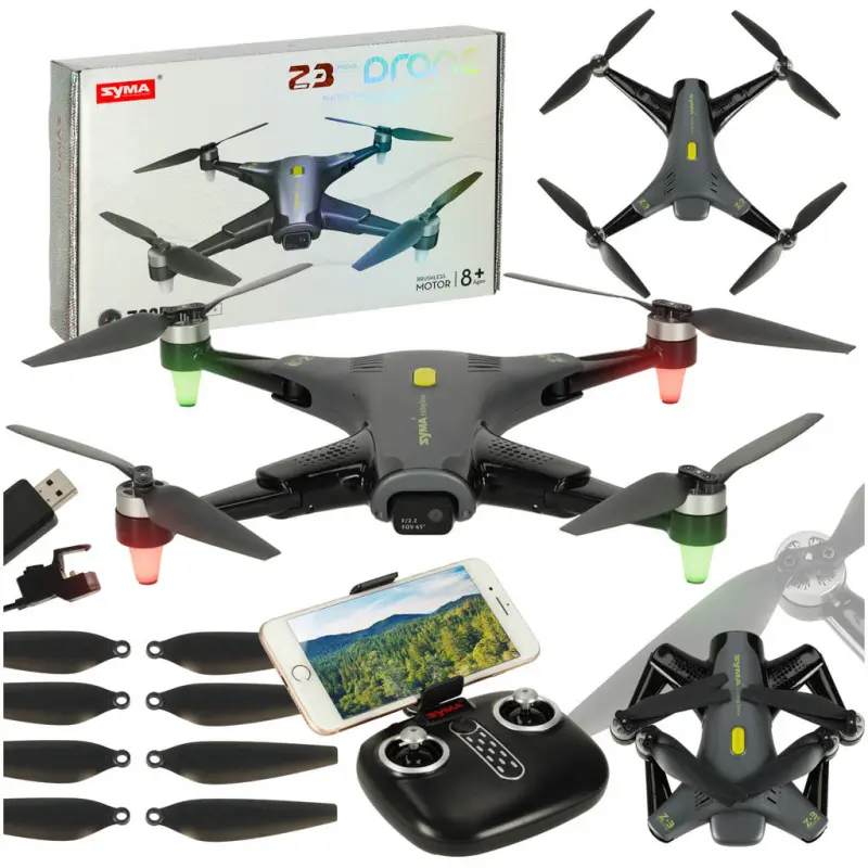 Syma Z3PRO 2,4GHz 4CH Wi-Fi RC dron černý