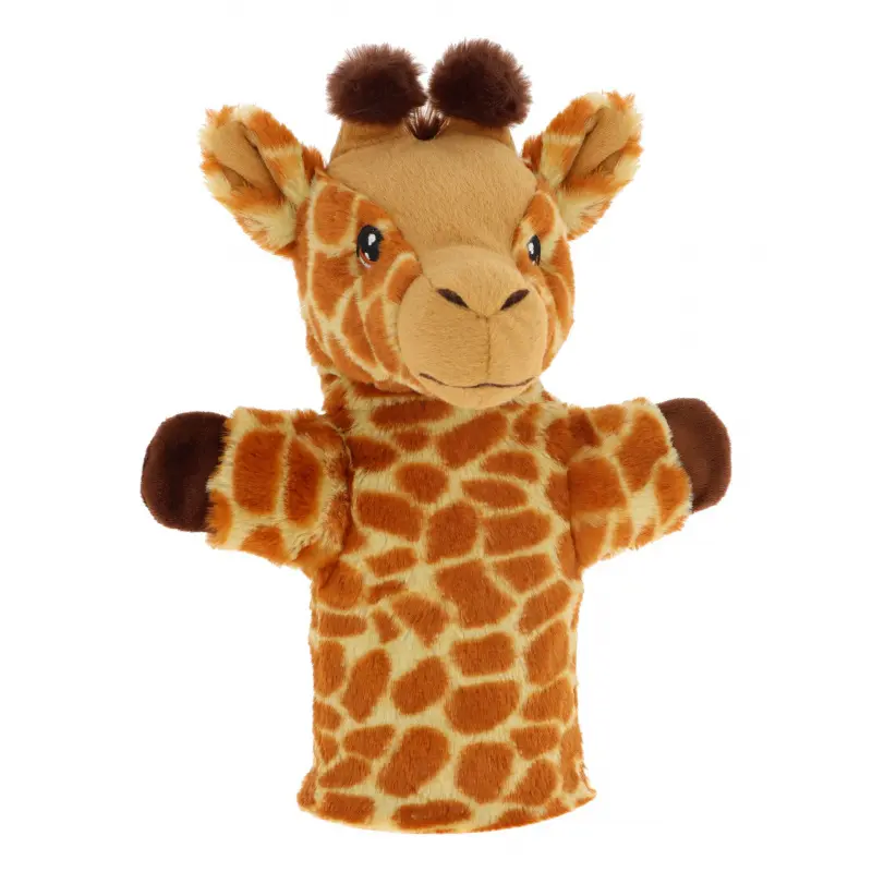 Keel Toys SE3076-8 Keeleco Žirafa - eko plyšový maňásek na ruku 27 cm