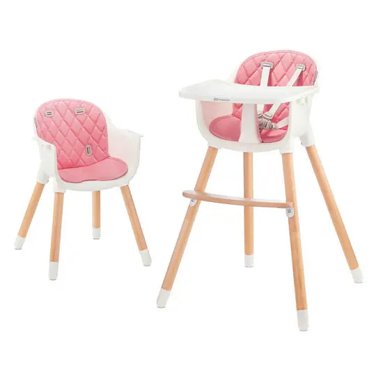 Kinderkraft Jídelní židlička SIENNA PINK