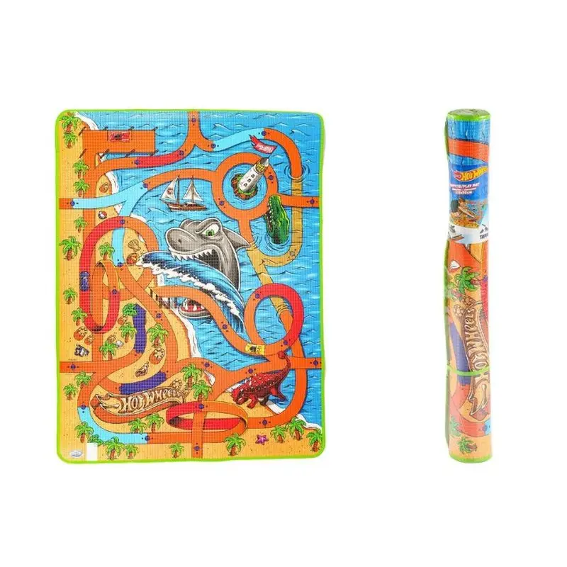 Mattel Hot Wheels podložka podlahová rekin 120x90