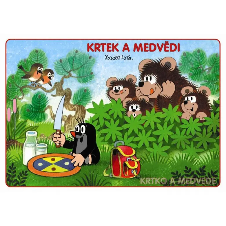Akim Krtek a medvědi - Omalovánky - 21 x 15 cm