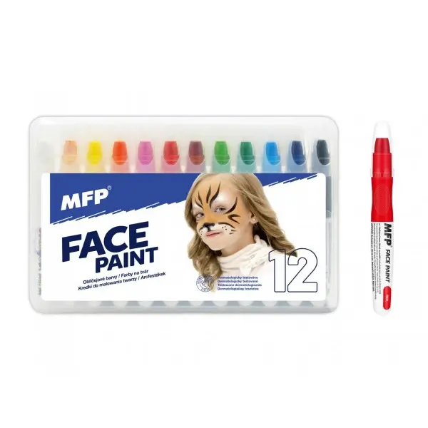 Barvy na obličej MFP 12ks set