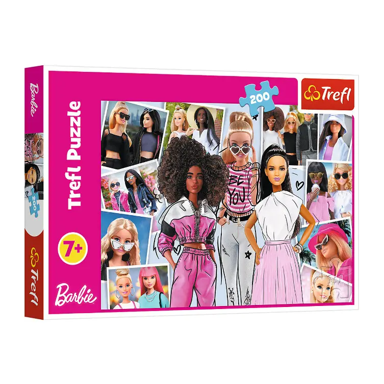 Trefl Puzzle 200 Ve světě Barbie