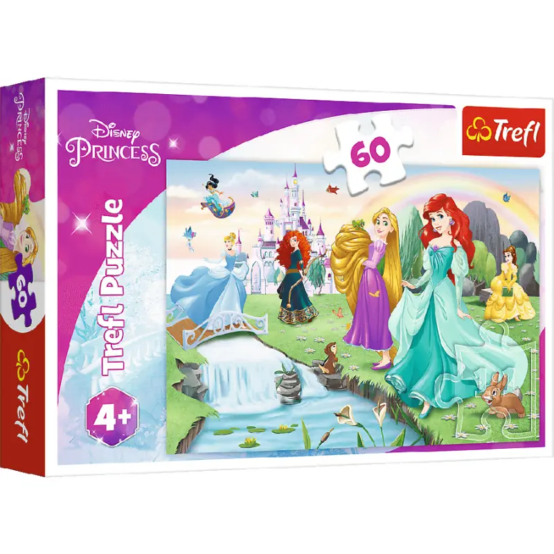 Trefl Puzzle 60 ks Seznamte se s princeznami