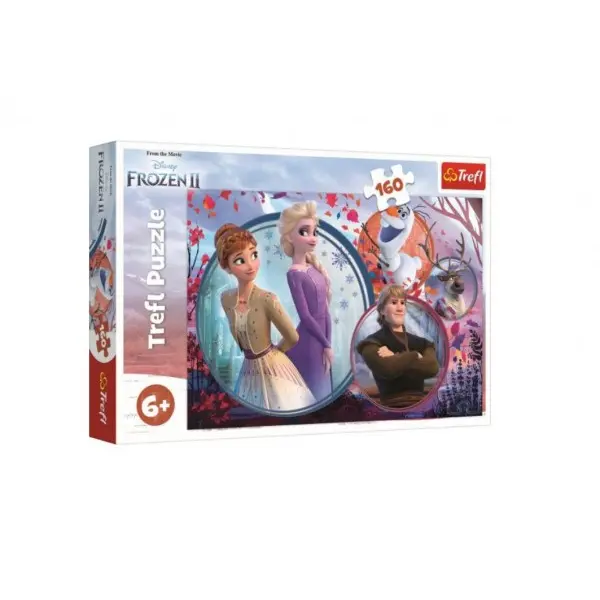 Trefl Puzzle Frozen 2 - Sesterské dobrodružství / 160 dílků