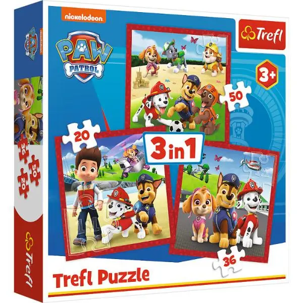 Trefl Puzzle Paw Patrol 3v1