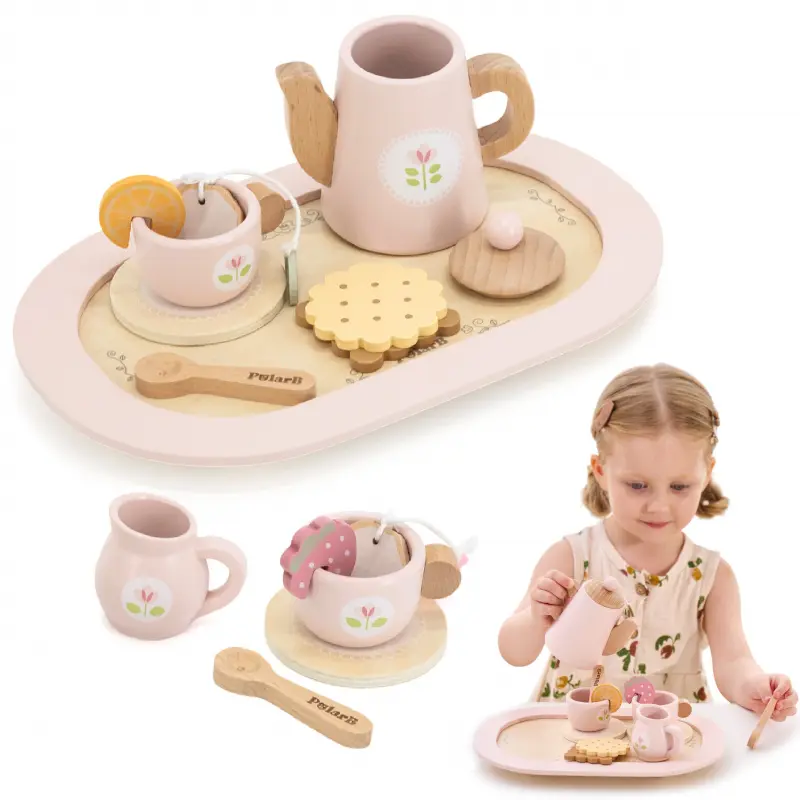 Viga PolarB Dřevěná čajová souprava Tea Fantasy