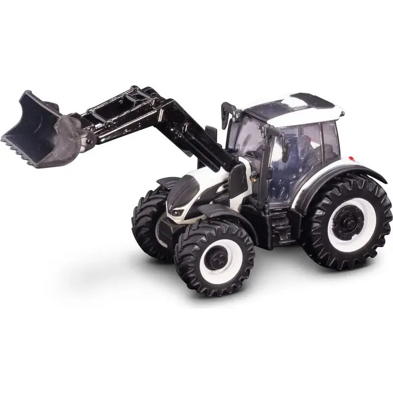 Traktor Bburago farm Valtra N174 s přední lžící