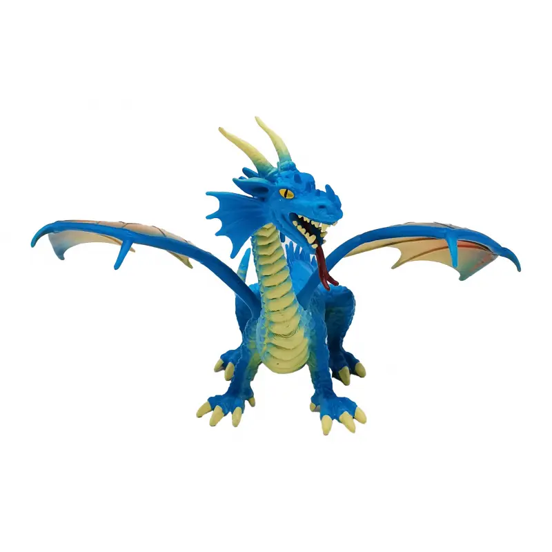 F - figurka drak modrý 15,5 cm