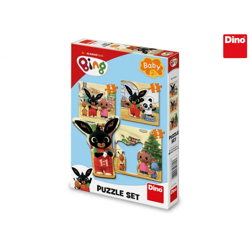 BING A KAMARÁDI 3-5 baby Puzzle set