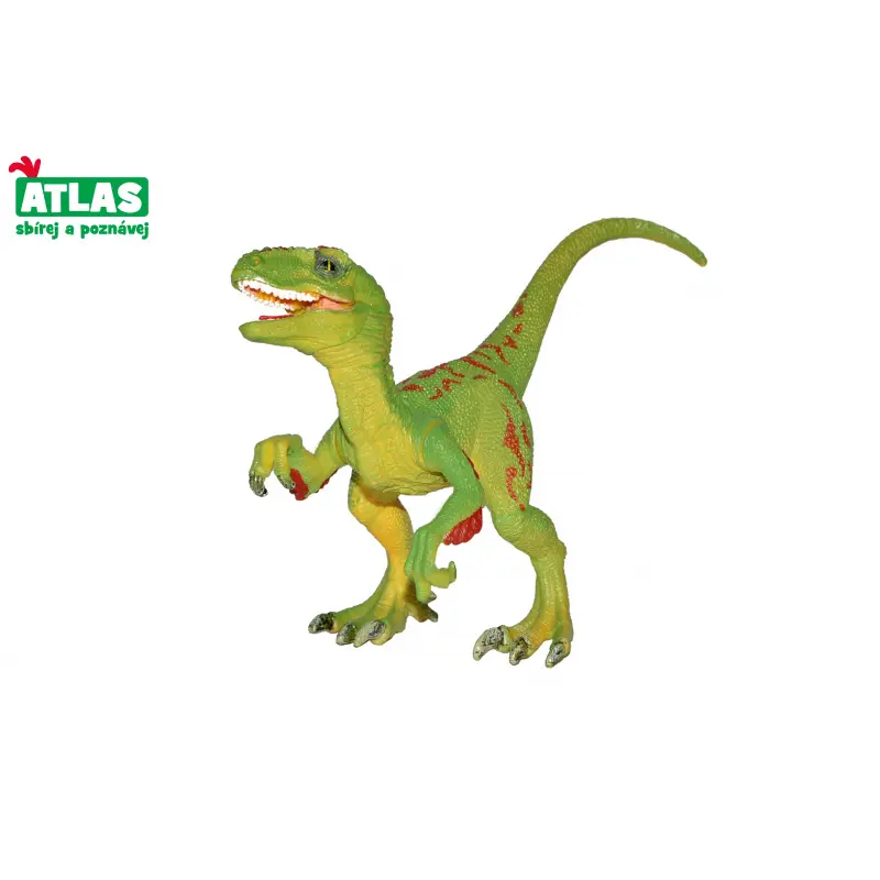 Atlas velociraptor zelený 14 cm
