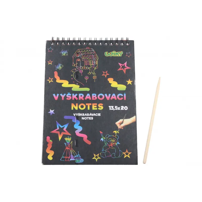 Vyškrabovací notes 20x13,5cm /12 listů