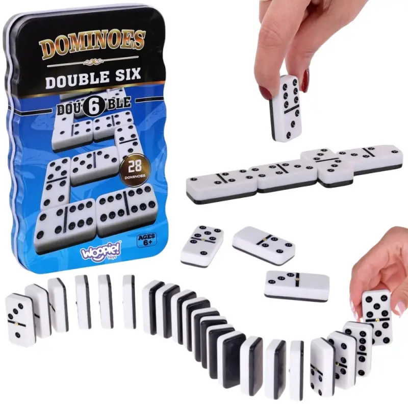 Woopie Domino klasická logická hra 28 kostek