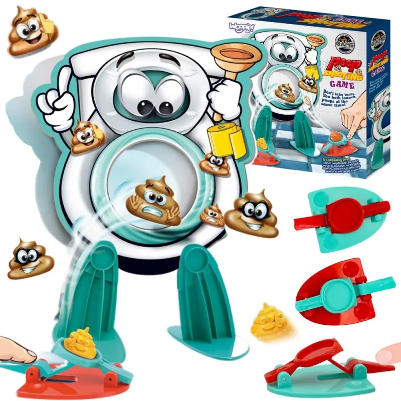 Woopie hra zručnosti rodinná střílej do záchodu