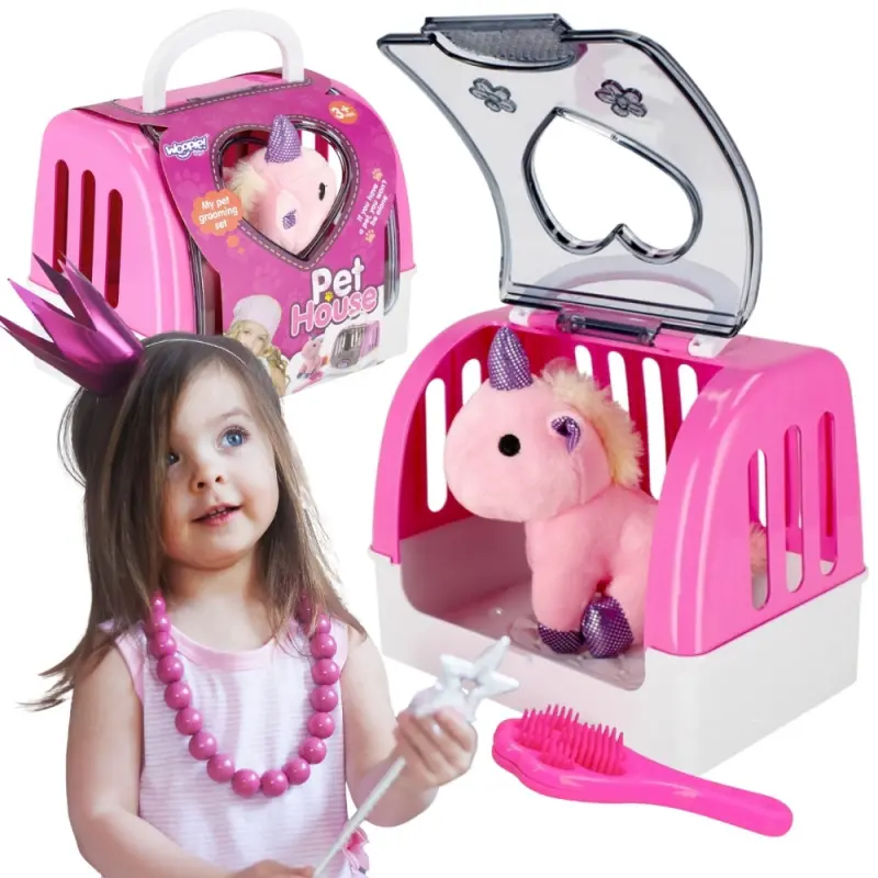 Woopie transporter domek pro jednorožce sada pro péči