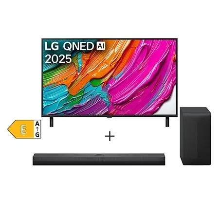 SET - LG TV 55QNED8EA6B + Soundbar S70TY