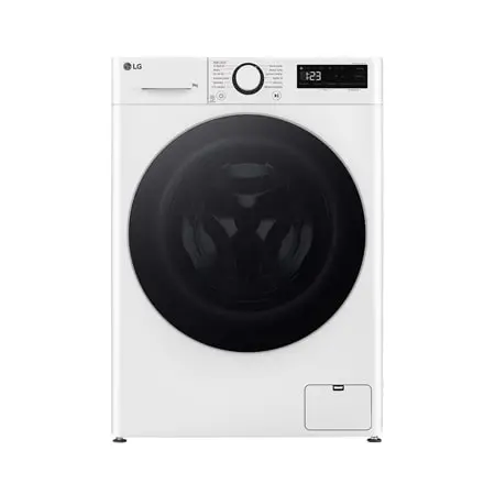 Slim parní pračka LG - 9 kg - 1200 ot./min - Direct Drive™ - Bílá