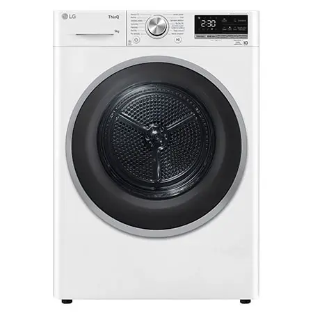 Sušička LG - 9 kg - DUAL Inverter Heat Pump™ -ThinQ™-Bílá